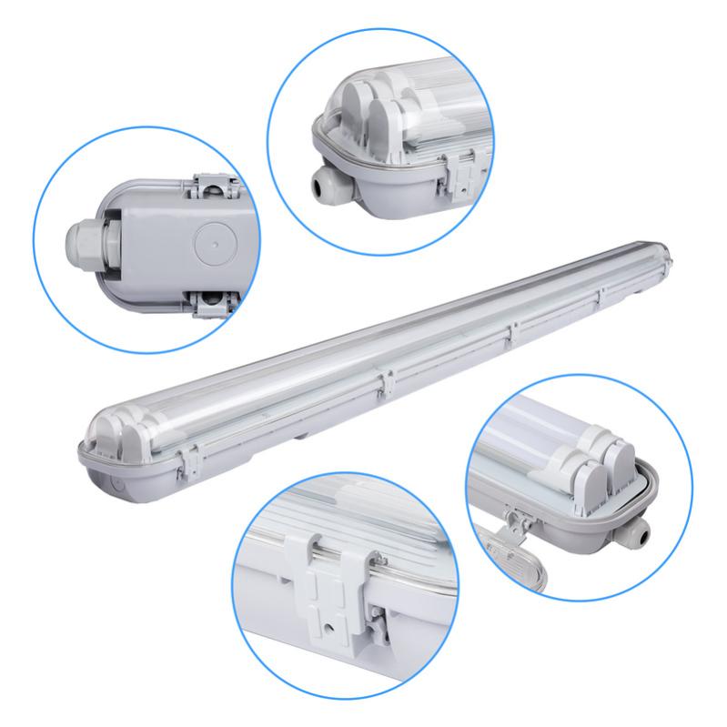 Lampada LED Per Ambienti Umidi 30/60/90/120 Cm Luce Vasca - Foto 6