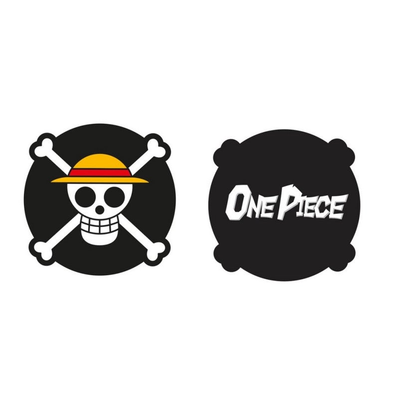 Elbenwald One Piece Coussin avec Skull et Motif de la Bande des Pirates  pour Hommes Femmes Unisexe 40 x 40 cm Multicolore
