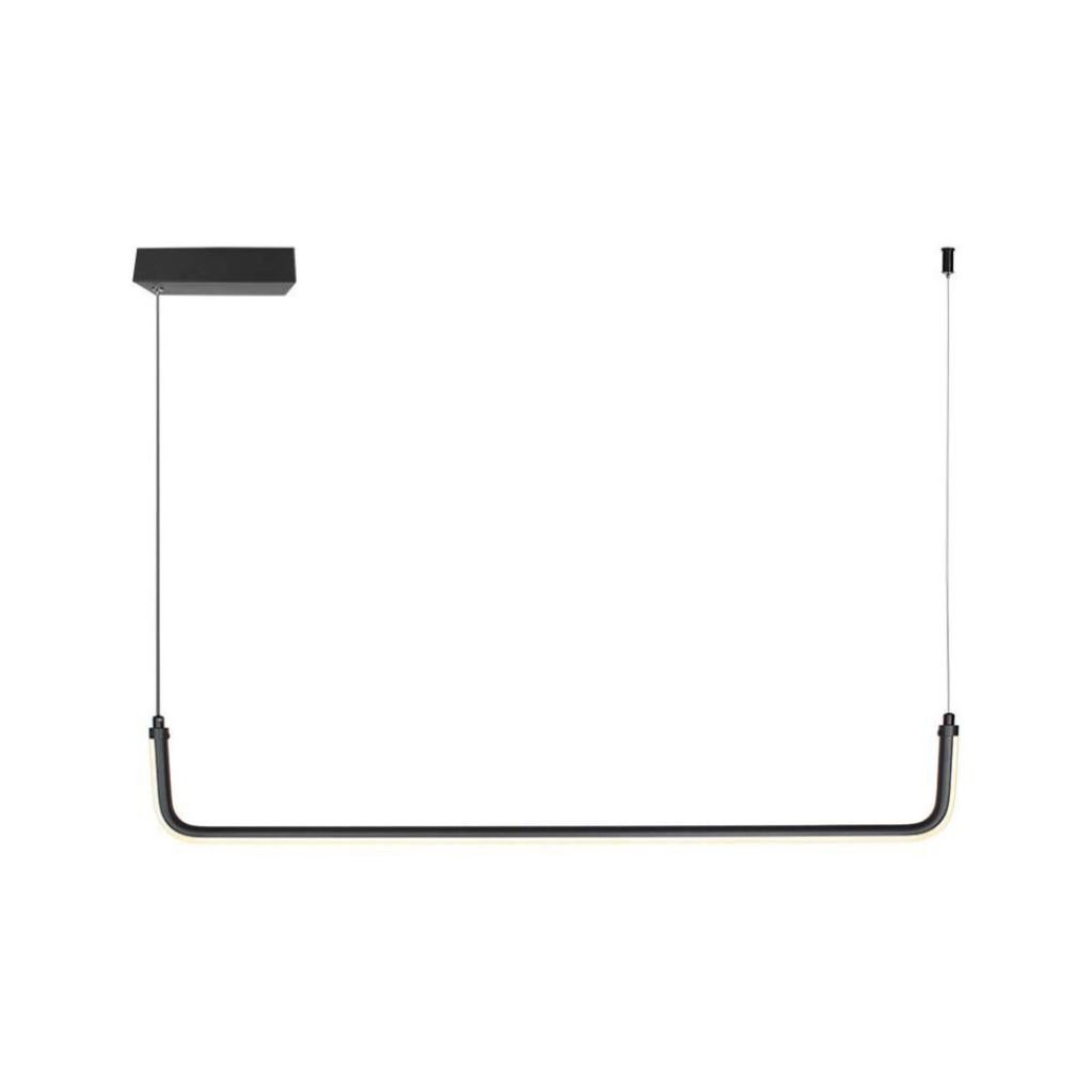Lámpara Colgante LED V-TAC Diseño Moderno - 12W Negro - Luz Blanca Natural 4000K - 905 Mm