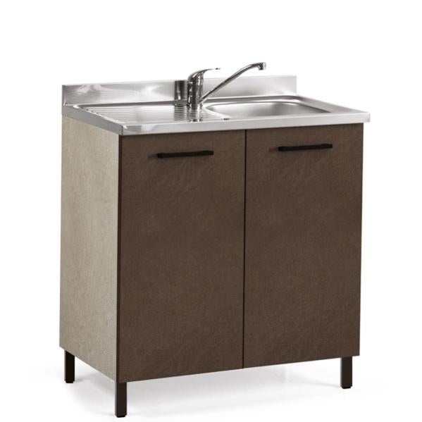 Highdi Tendina Sottolavello Cucina, Adornare Antipolvere e Privacy Corta Tende per Mobili da Cucina,per Mobile Sottolavello, Armadio,Tenda Hook Loop Autoadesiva (Edifici grigi,L100x A140cm