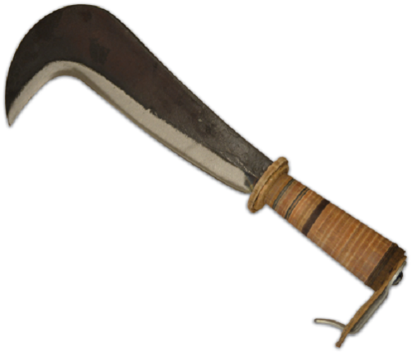 Roncola Pradarolo N.10 cm 45 Manico Cuoio Rinaldi