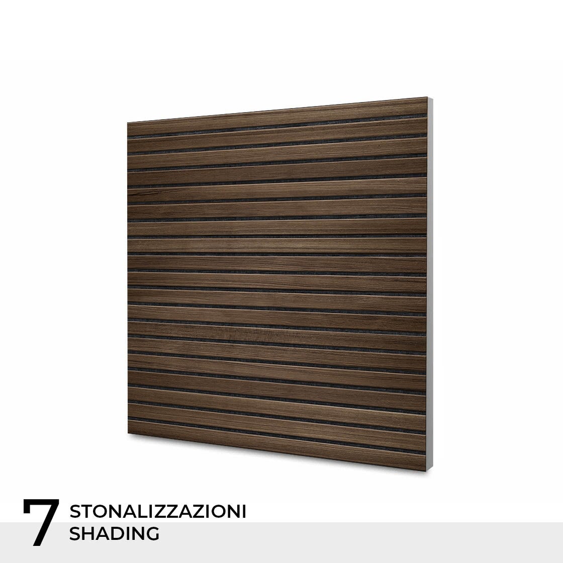 Pannello decorativo in legno cannes 60x60 cm