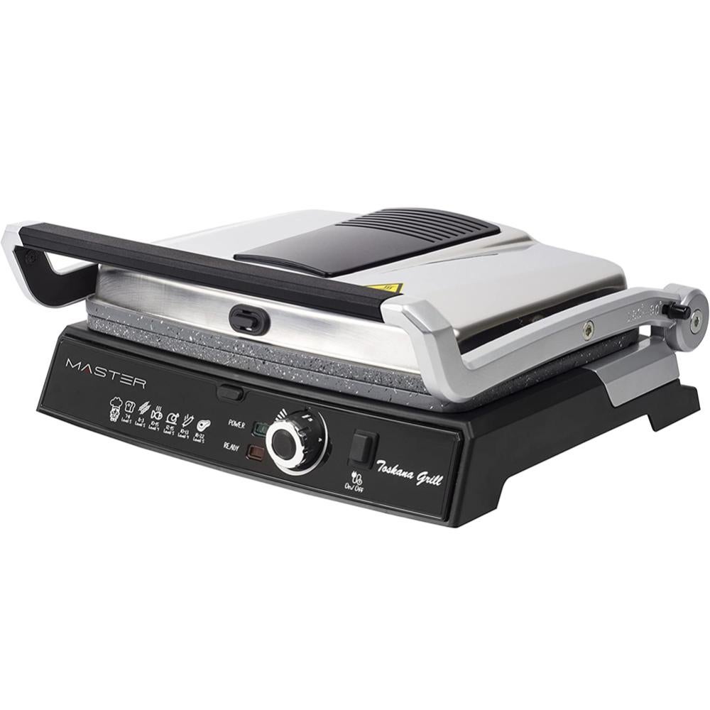 Girmi BS41 Bistecchiera Elettrica 2000W - Piastre Removibili Antiaderenti, Acciaio INOX - Foto 1