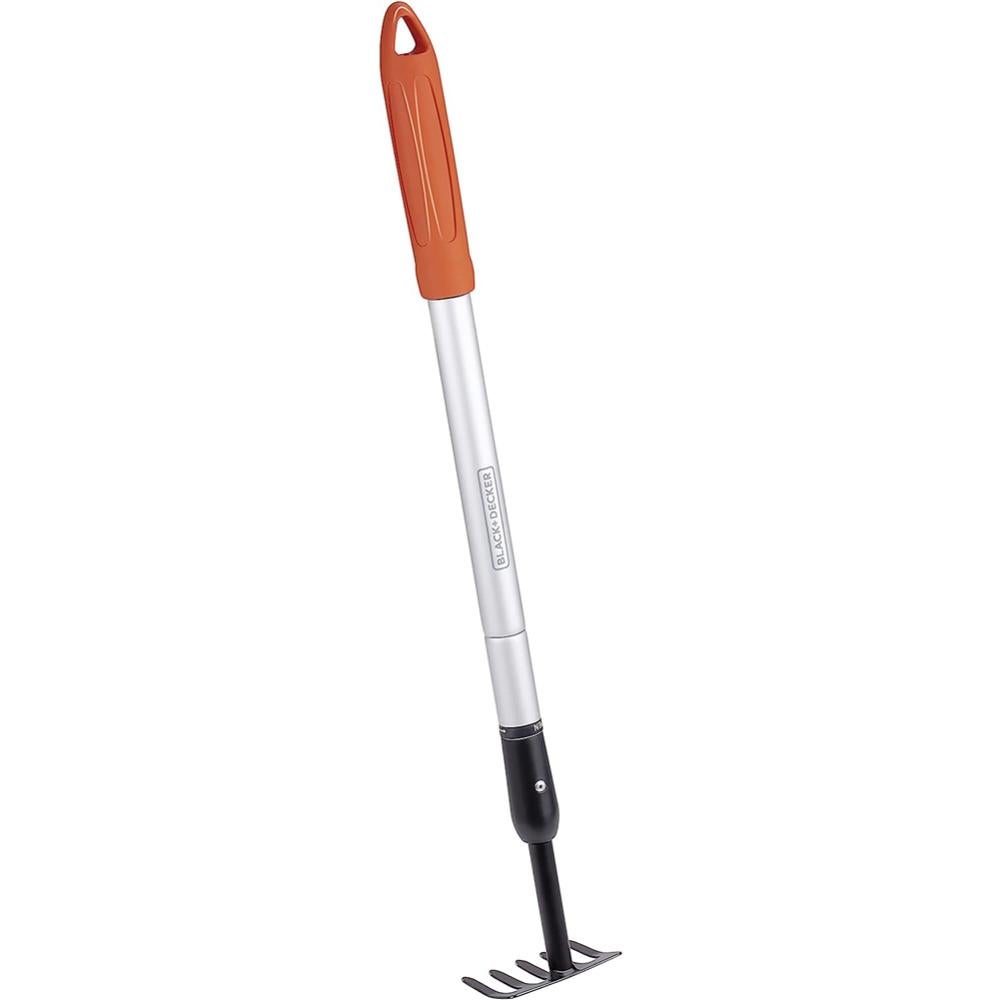 Rastrello da Giardino, Rastrello per Prato in Alluminio con Manico, Utensile da Giardinaggio per Cura del Prato, Rimozione di Erbacce e Foglie | Leroy Merlin