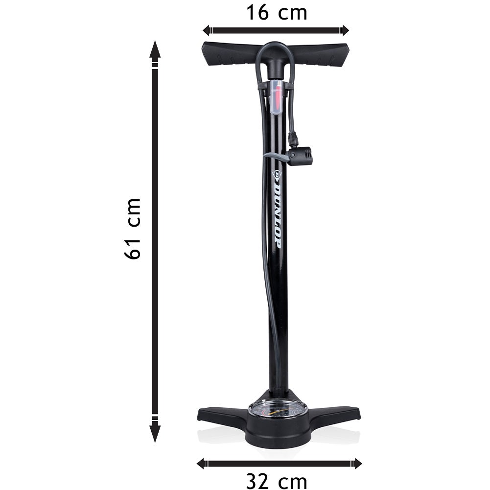 Pompa da Bicicletta Universale Manometro Indicatore di Pressione Doppia  Valvola