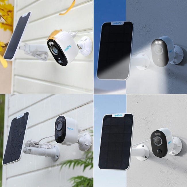 Reolink - Caméra Surveillance WiFi sur Batterie - Argus 3 Pro - 2K 4MP Caméra  Solaire Extérieure sans Fil Détection Personne/Véhicule - Caméra de  surveillance connectée - Rue du Commerce
