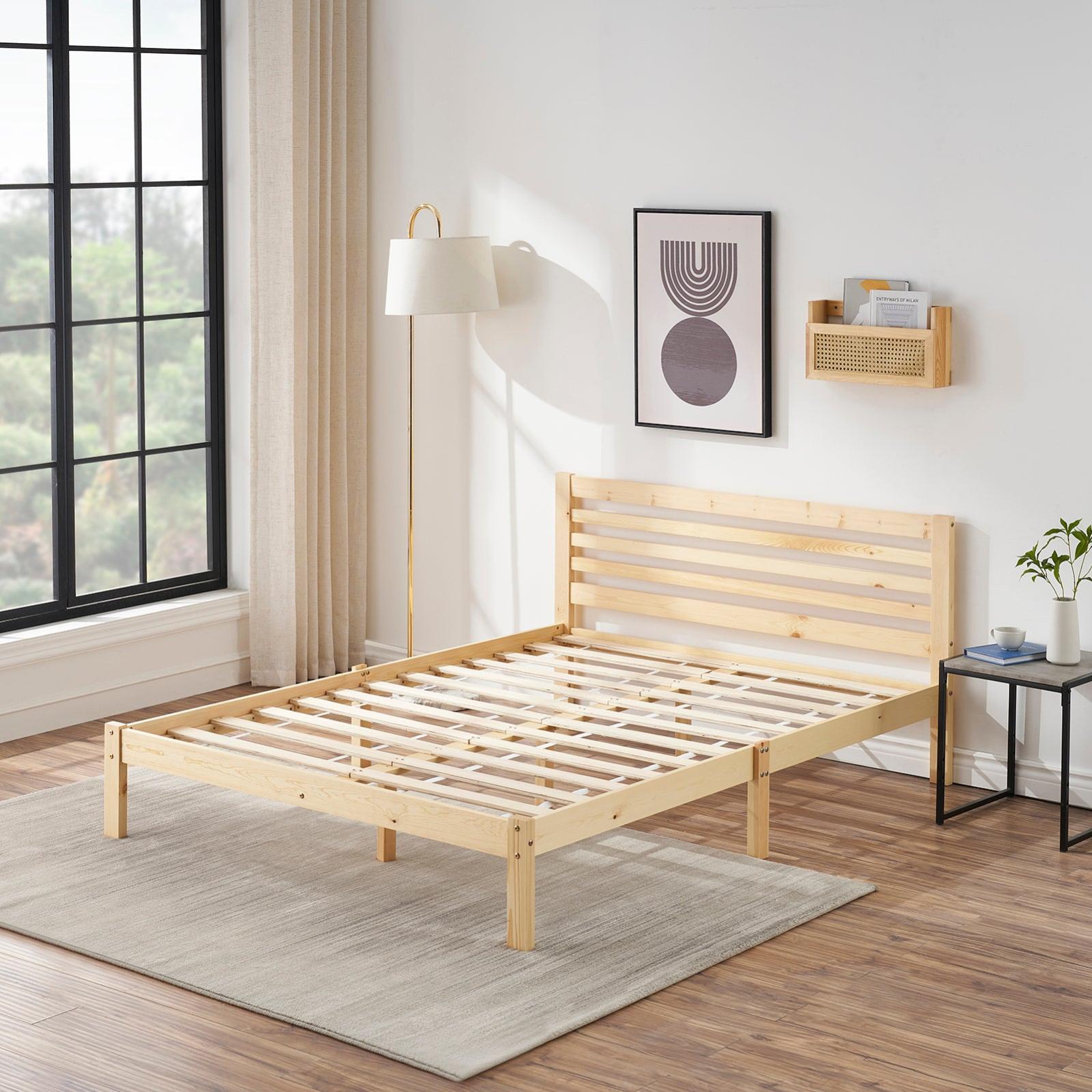 Lot De 4 Pieds En Bois Blanc 25.5 Cm Pour Sommier Ou Lit - Filetage M10, Avec Bouchons De Protection