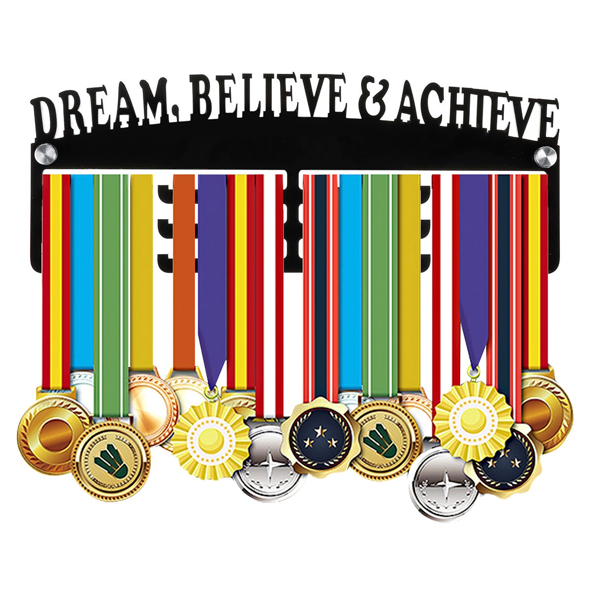Porte Medaille pendante Cintre de médailles en Acrylique 30 x 11.5 cm