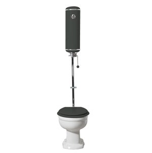 Wenko Abattant WC en duroplast design Slate - Gris anthracite