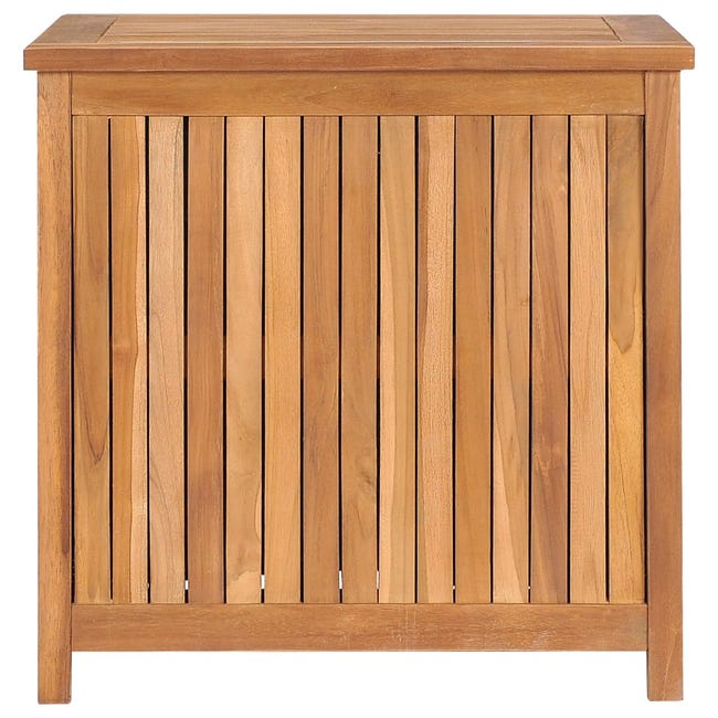 Coffre boîte meuble de jardin rangement 60 x 50 x 58 cm bois de