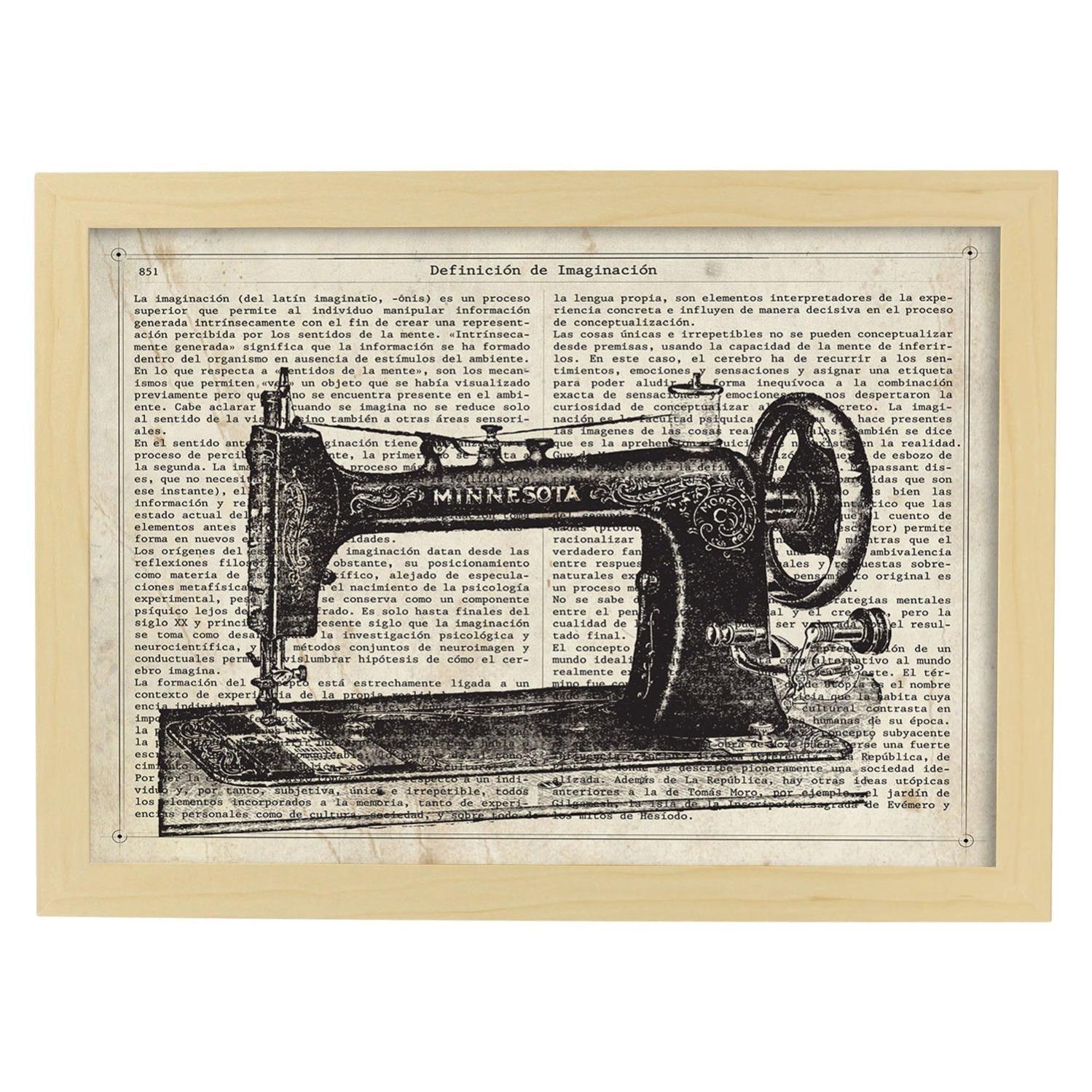 Cartello Metallico Vintage Per Cucito 20x30 Cm - "Sewing It's Not A Phase, It's My Life" - Decorazione Da Parete