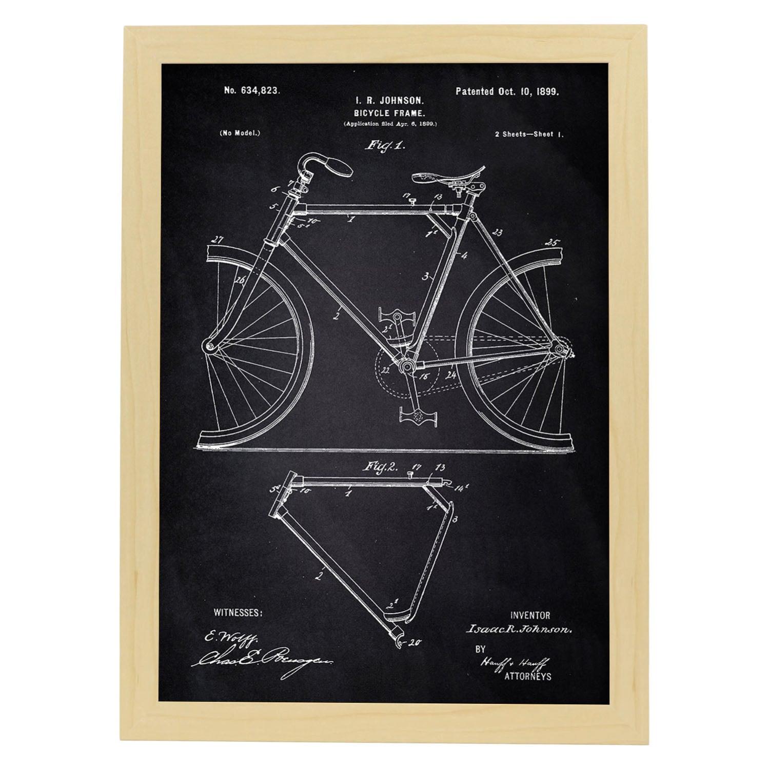 Nacnic Set di 6 poster di brevetti Strumento di misurazione. Poster con