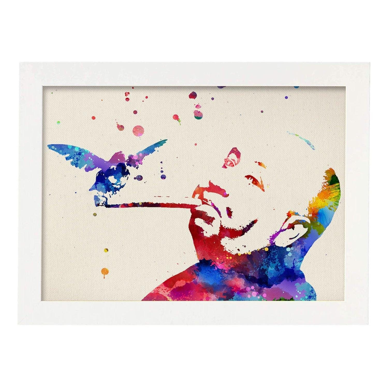 Poster KUSTOM ART Charlie Chaplin 30x40 Cm, Stampa Artistica Su Carta Patinata, Vintage Per Soggiorno O Ufficio