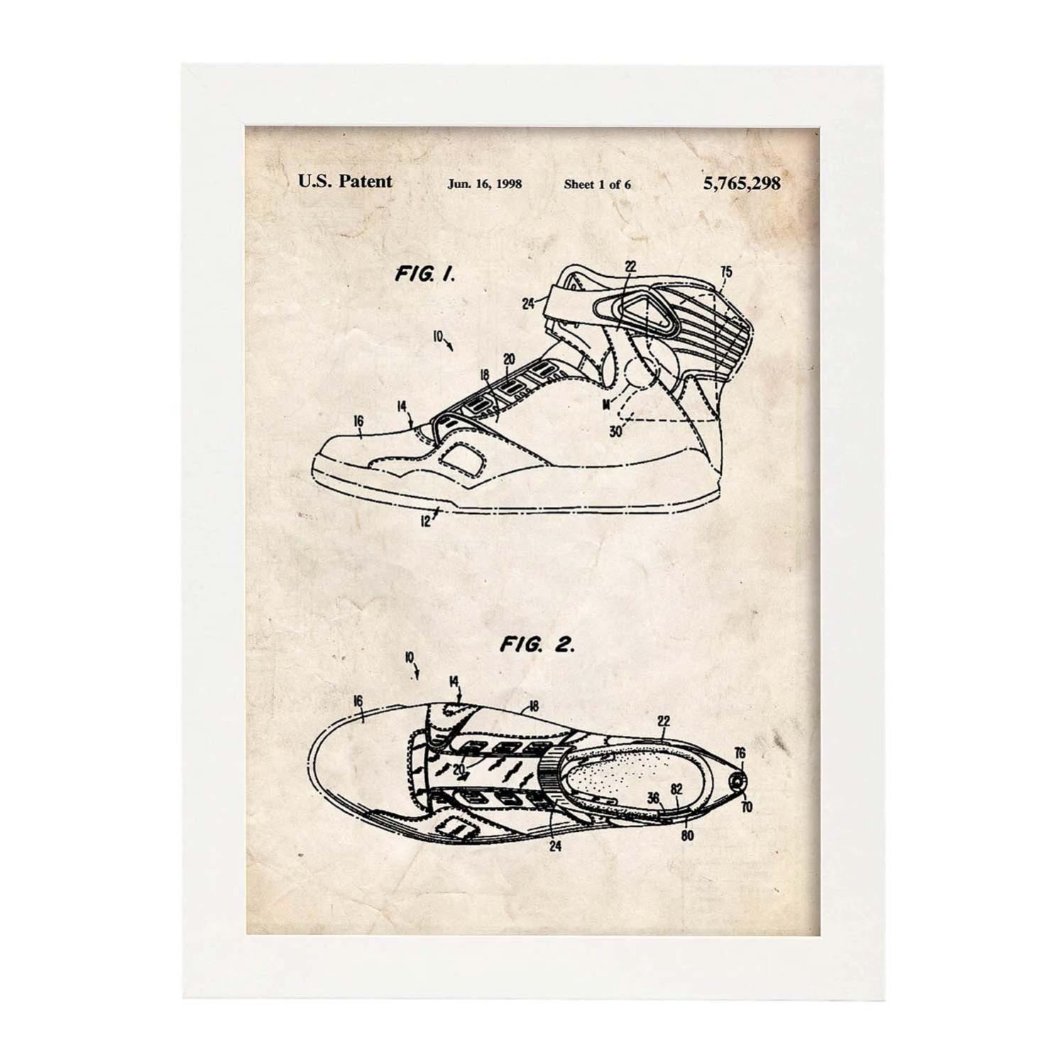 Nacnic Set Di 6 Poster Astronave, Razzo, Pianeti Vintage Toni Rossi E