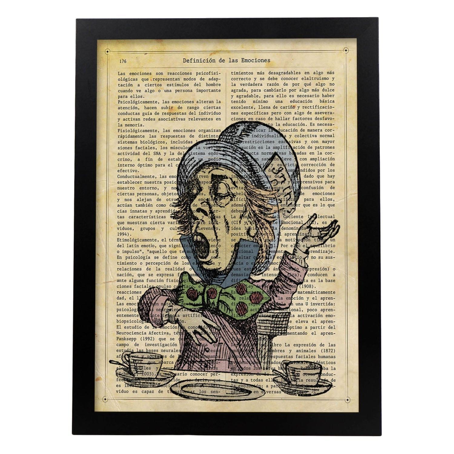 Cartello In Metallo Vintage Wallors Alice Nel Paese Delle Meraviglie | Targa 20,5x30,5 Cm Con Frase "Oh I Do Beg Your Pardon" | Decorazione Da Parete Per Garage E Sala Giochi - 4