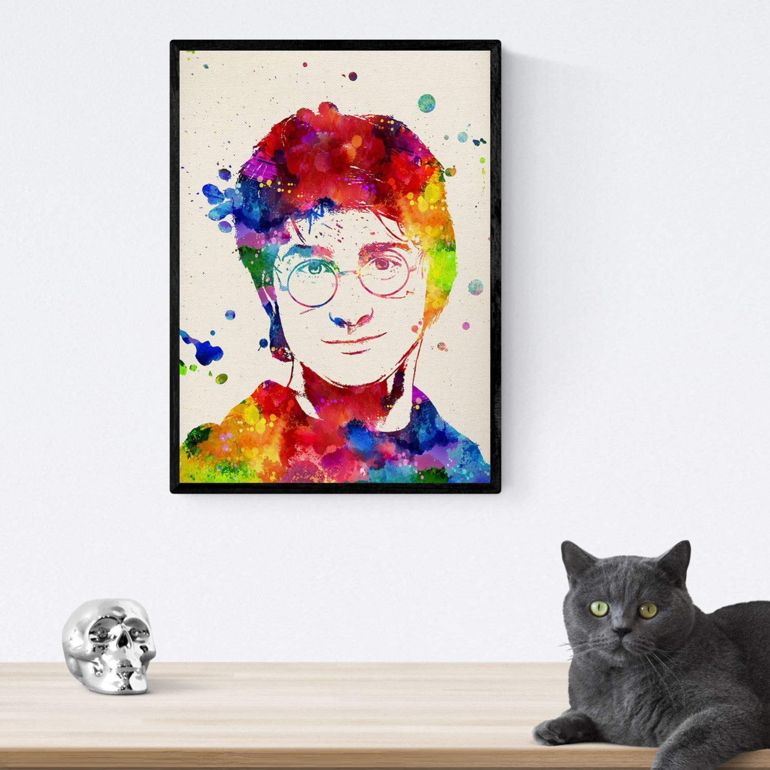 Affiches Pack Pour Encadrer "harry Potter". Affiche De Style Aquarelle