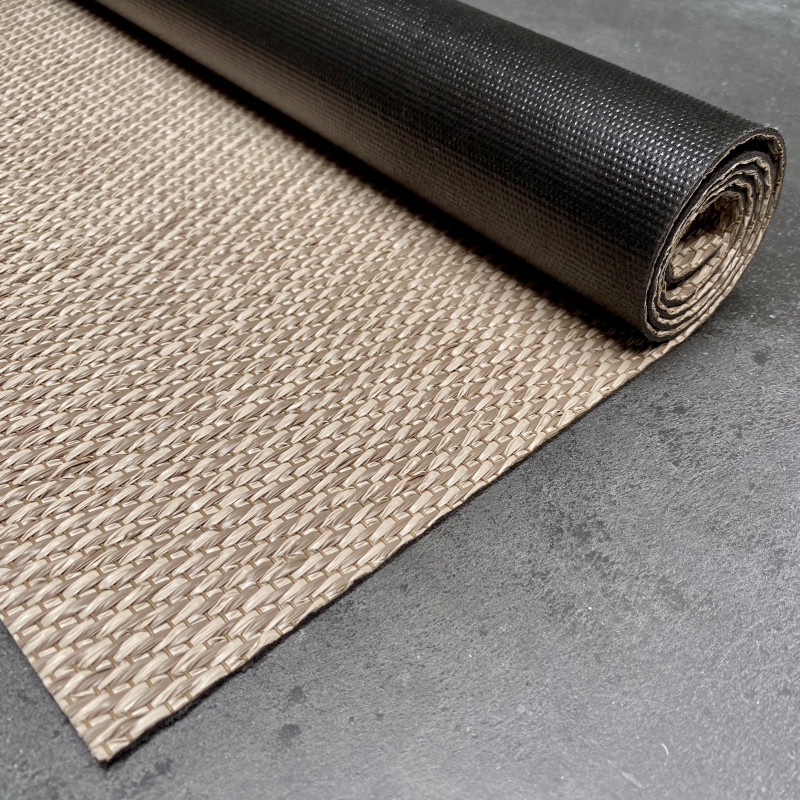 Alfombra vinílica premium, alfombra pvc antideslizante, para interior y exterior marrón 200 x 290 cm