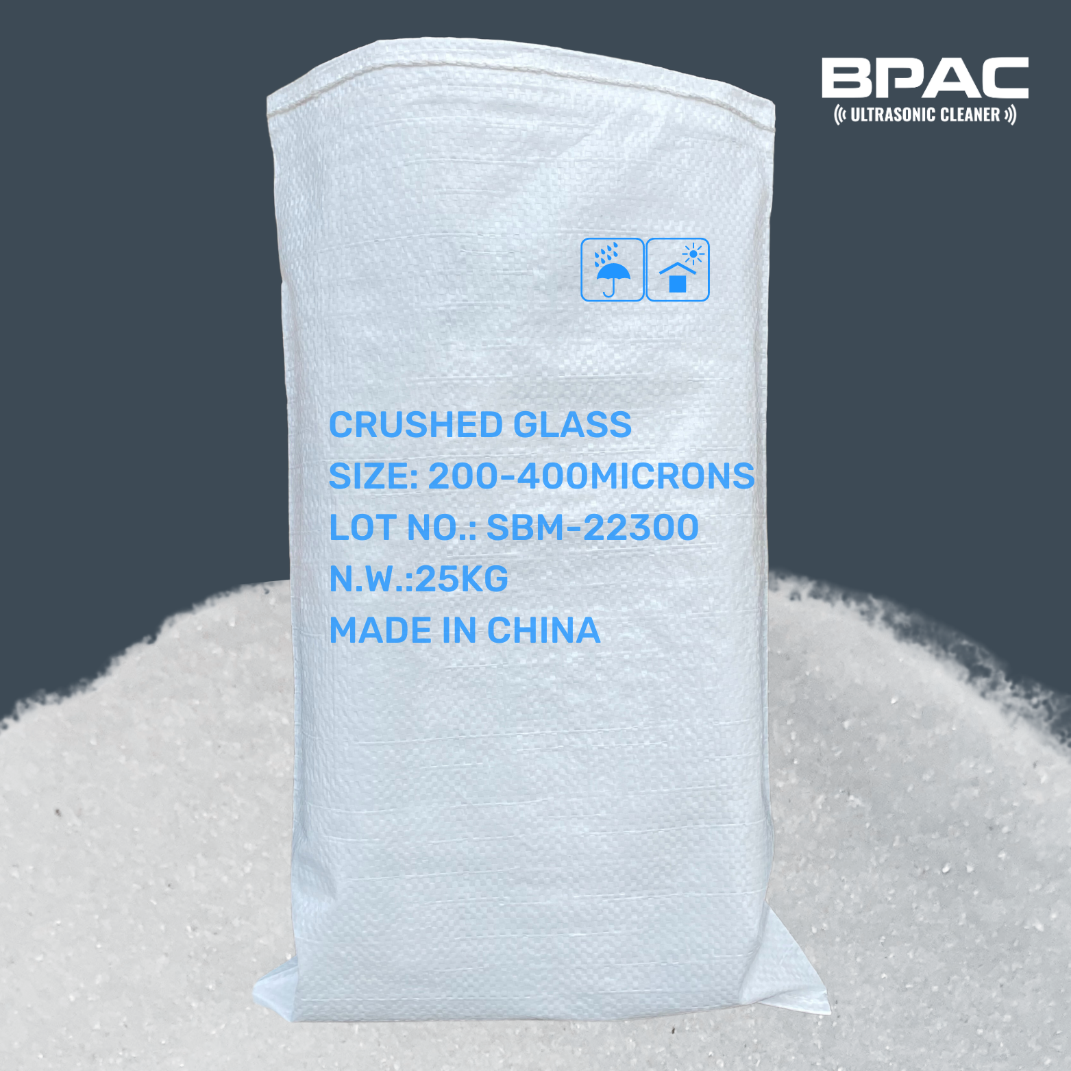 Abrasif Bicarbonate de soude pour aérogommage-Sac 25 kg