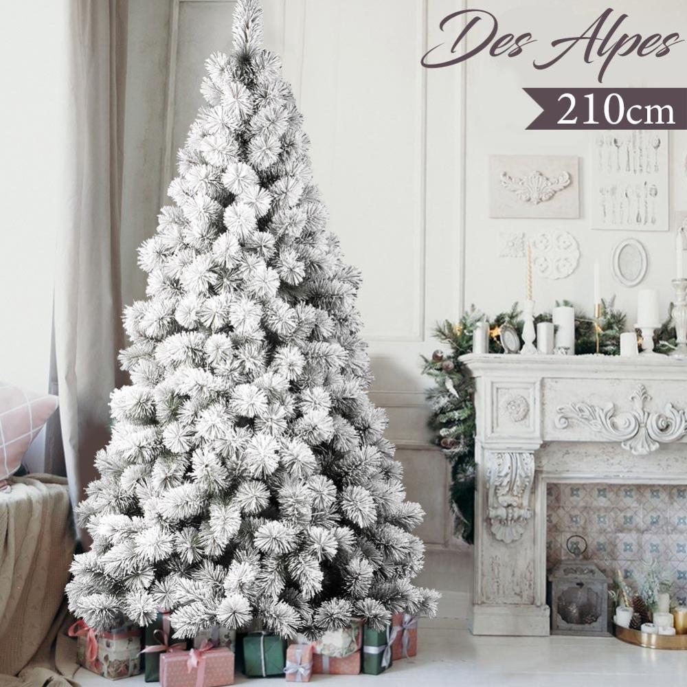 BOP Albero Di Natale Pinetto Argo Innevato 90 Cm, Fogliame Folto e Realistico In