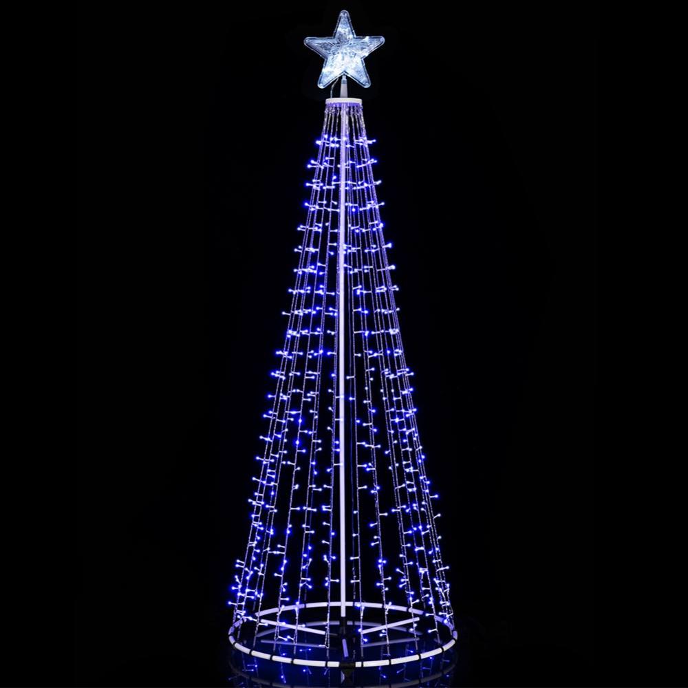 Amazon Lights4fun Decorazione Ad Albero Di Natale Fatta Di Rami Di Betulla E 50 Luci Micro LED Bianco Caldo 2