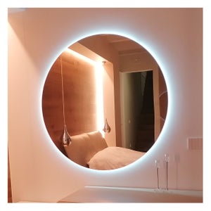 Espejo para baño de pared - DOT CIRCLE - Top Light GmbH & Co. KG. -  contemporáneo / redondo / con luz LED