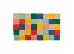 ALFOMBRA FELPUDO GOMA 58X39CM - MULTICOLOR — Todolandia