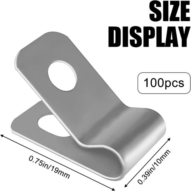 280 Graffette Per Recinzione - Acciaio Zincato, 25 Mm, Per Rete Metallica E Legno - Foto 5