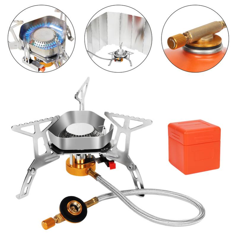 Barbecue Grill Réchaud De Camping En Acier Inoxydable Réchaud à Bois