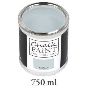 PECTRO Pintura a la Tiza para Muebles 750ml + Brocha de madera especial  Pack - Pintura para Muebles sin lijar - Pintura para Madera - Pintura Chalk
