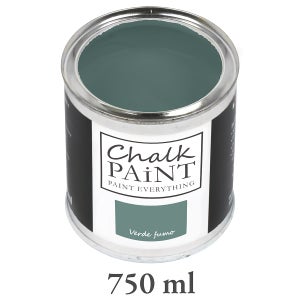 PECTRO Pintura a la Tiza para Muebles 750ml + Brocha de madera especial  Pack - Pintura para Muebles sin lijar - Pintura para Madera - Pintura Chalk