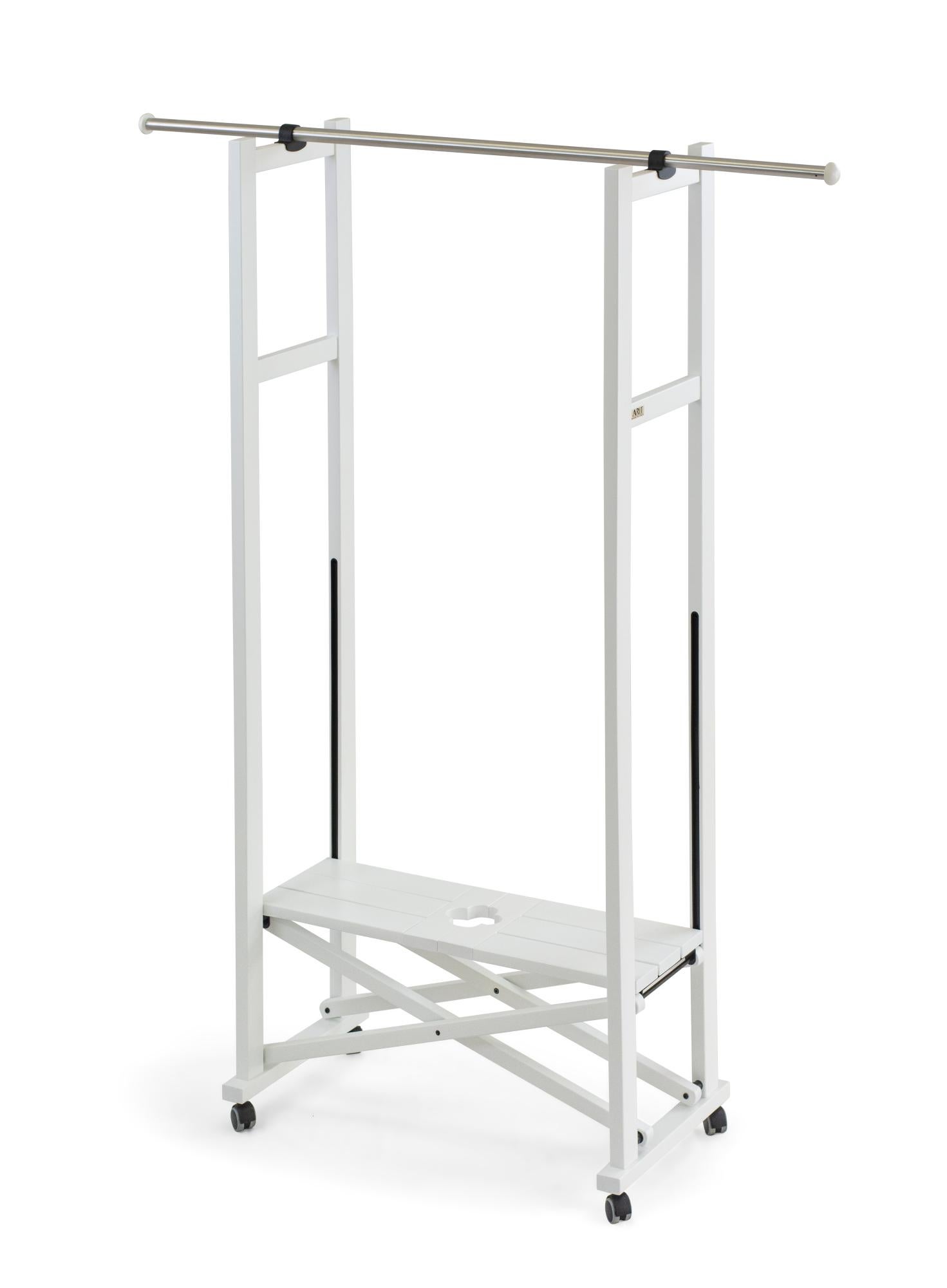 Asta per tenda da doccia colore argento 64 x 2.9 cm
