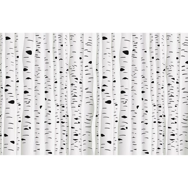 Papel pintado autoadhesivo bosque blanco y negro 400x260cm