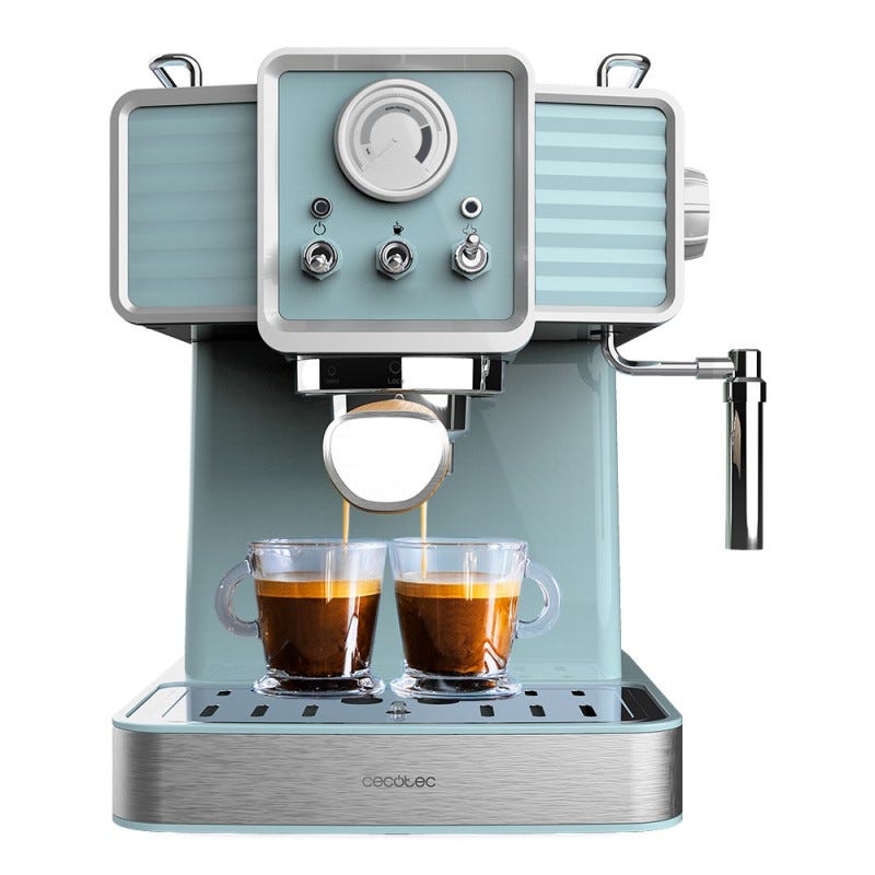 THERA RETRO GLOSS - Machine à café expresso avec finition brillante