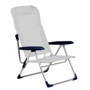 Fiam Betty Sdraio Lettino Telaio Alluminio Seduta in Textilene