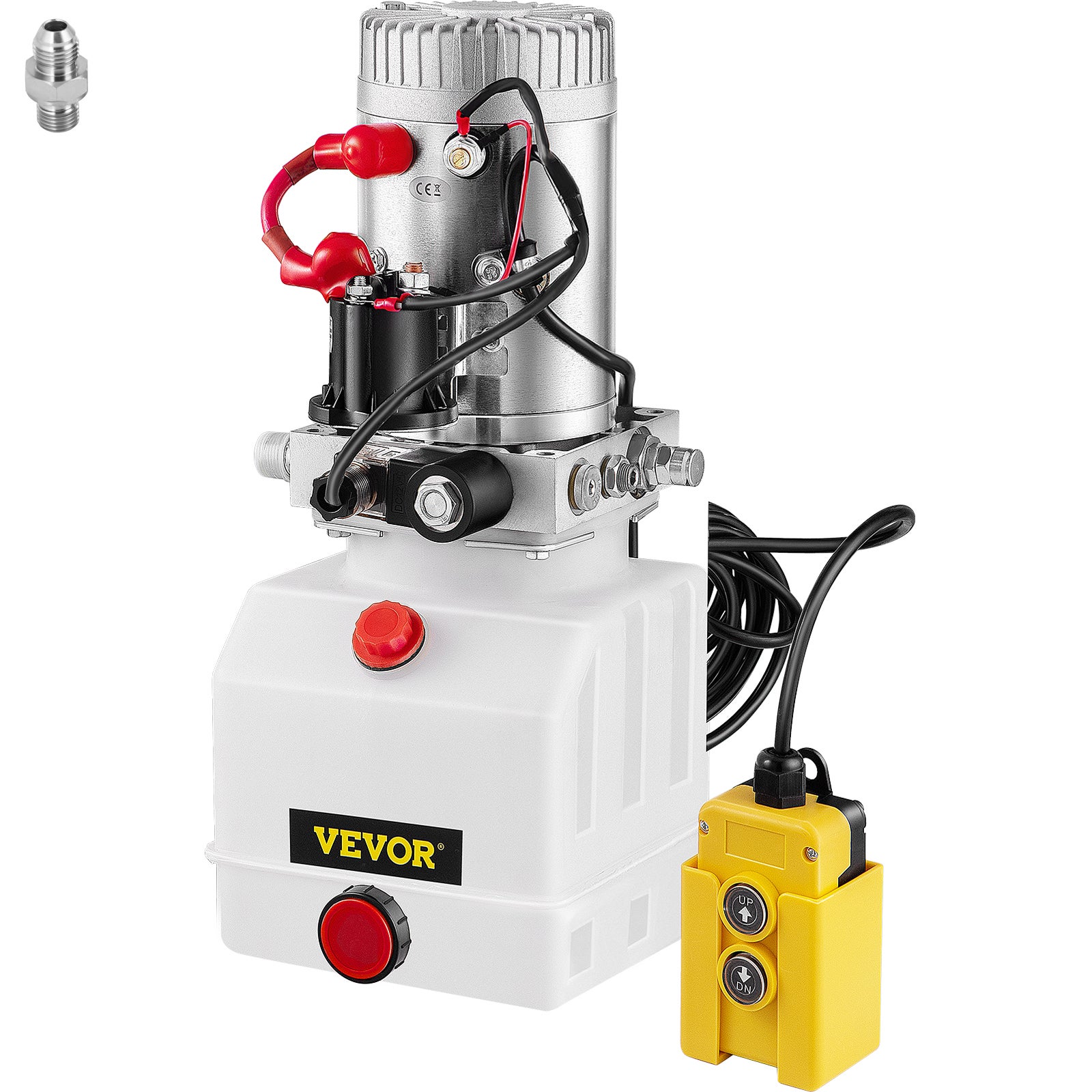 Pompe hydraulique 12 V pour remorque à benne basculante et