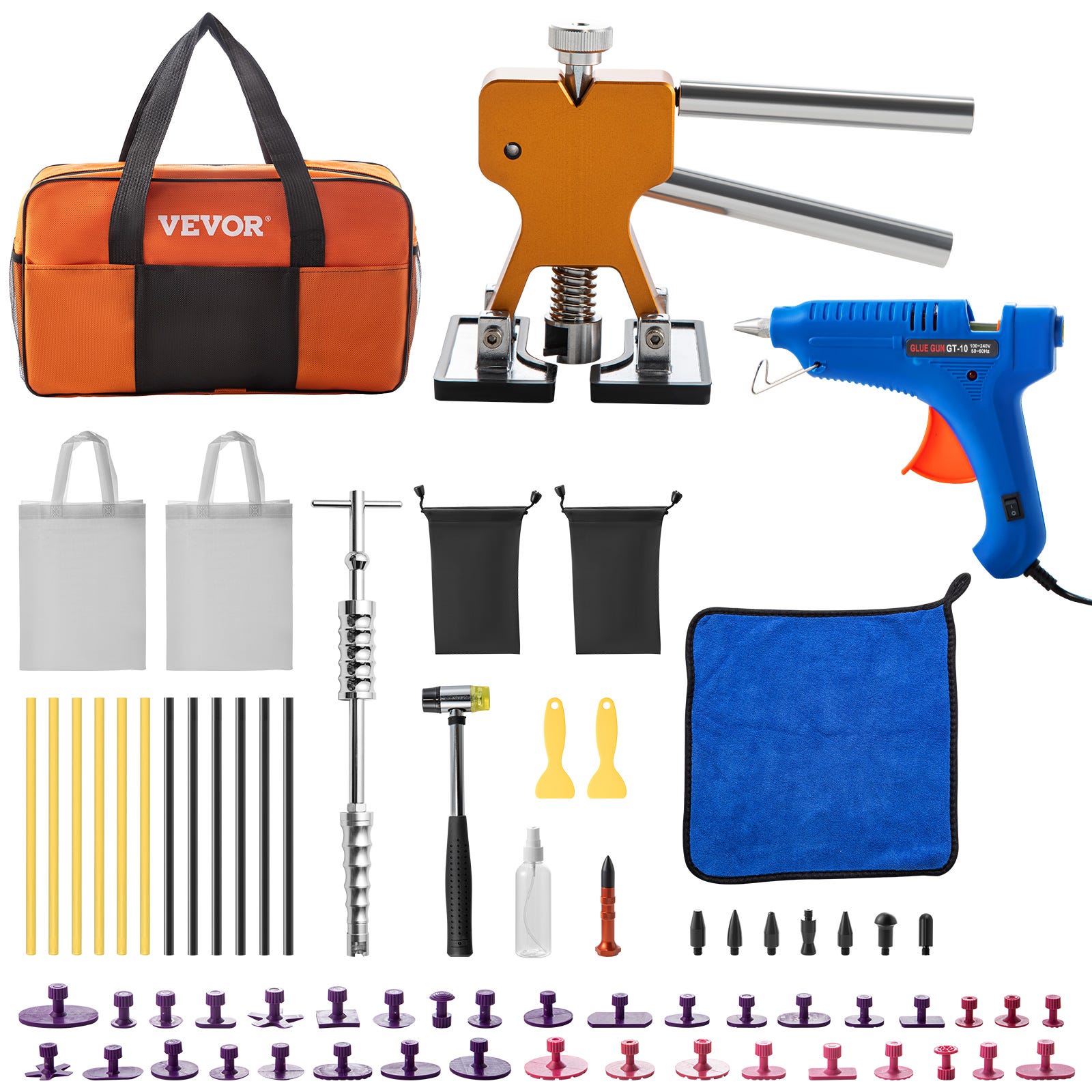 Kit d'extracteur de bosses – Kit d'outils de débosselage de