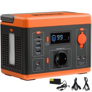 Centrale électrique portable KS 1200PS-FC avec batterie intégrée, puissance  nominale 1200 W, de crête 2600 W, batterie 1110 Wh
