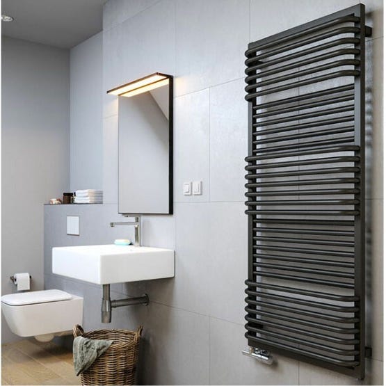 XiVue Secador de toallas eléctrico para baño, calentador de toallas de  acero inoxidable montado en la pared, secador rápido de toallas con marco  de 6