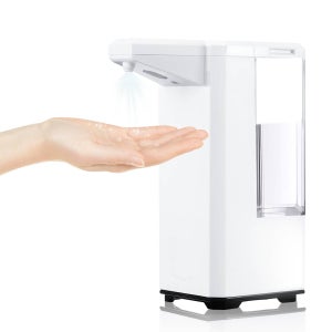 Dispenser automatico da muro in acciaio inox per sapone igienizzante da  1200 ml
