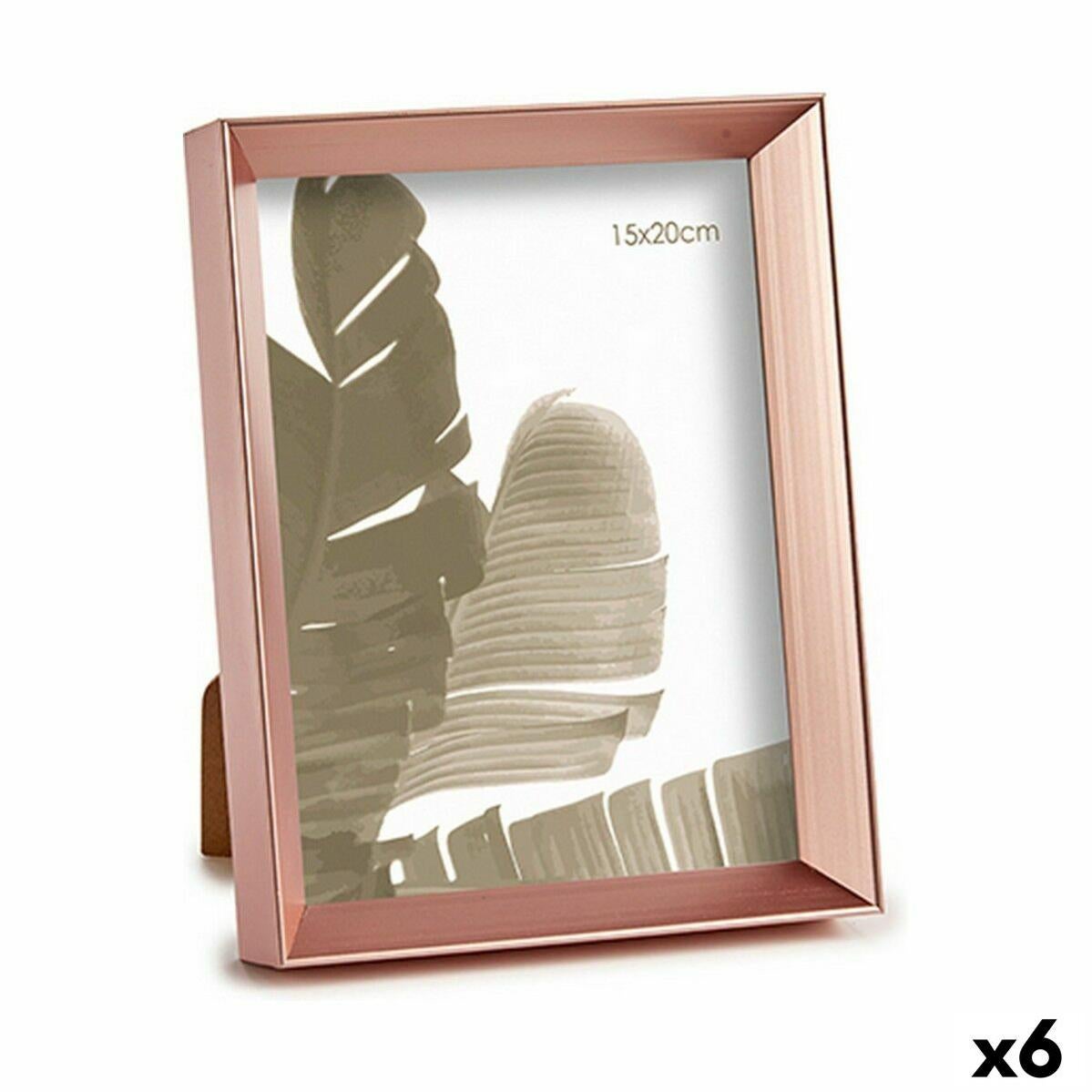 Cornice Portafoto Tokyo 28x35 Cm Oro Rosa - Vetro Sintetico Infrangibile Made In Germany - 2