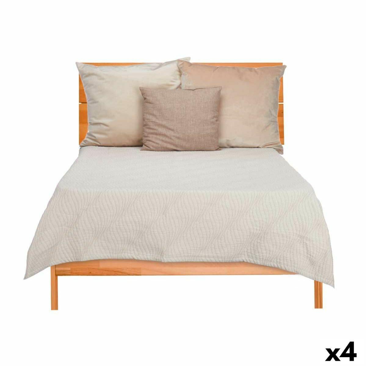 Casatessile Trapunta Singola Sfumata 170x260 Cm - Azzurro, 100% Cotone, Made In Italy