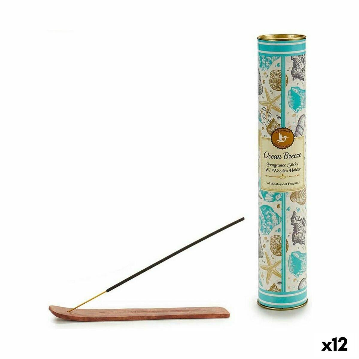 Porta Incenso In Legno Marrone Scuro: Elegante Supporto Per Bastoncini Da Meditazione
