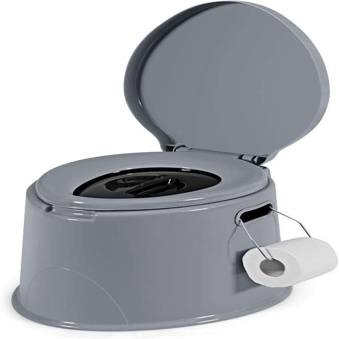 Toilette Chimique 20L WC Chimique Portable pour Camping Caravanes