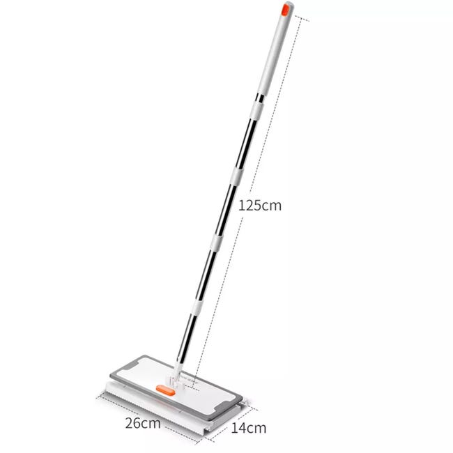 JOYBOS Mop - mocio piatto rotante per la pulizia dei pavimenti 2 in 1.