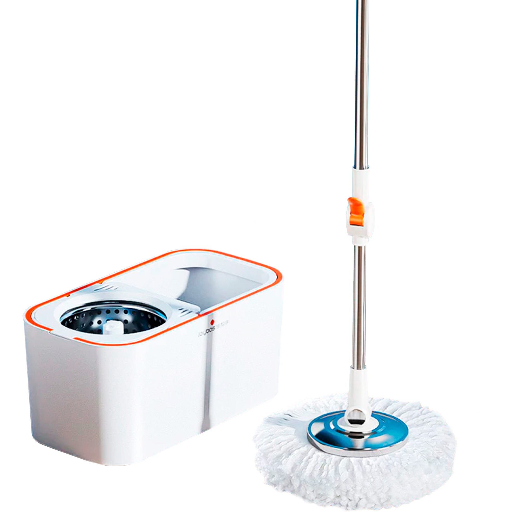 JOYBOS Sistema di pulizia dei pavimenti - Secchio per mop rotante a 360°  con 1 ricariche