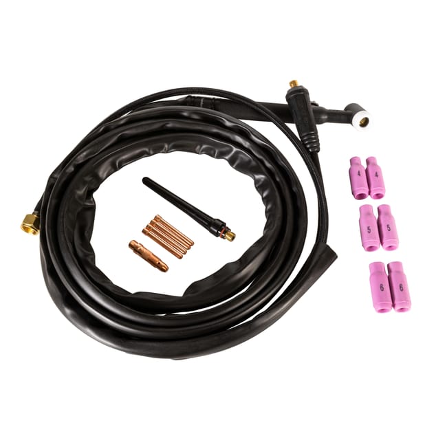 TORCIA TIG WP-17V Con CAVO Da 4 MT E SPINA DINSE 25 Per SALDATURA Saldatrice 2 - Foto 3