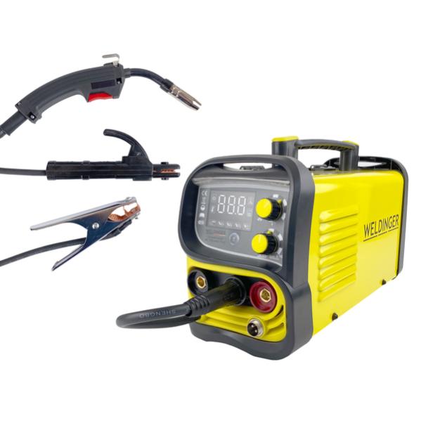 Mini Saldatrice Deca 140A Monofase 2-4kW - Morsetti E Accessori Inclusi (Mod. 204100)