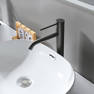 Robinet mitigeur lavabo réhaussé PICO or brossé – Le Monde du Bain