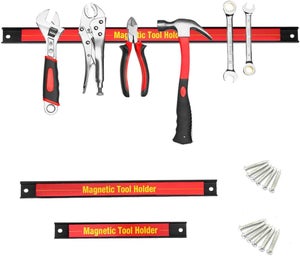 Navaris 2x barre magnétique pour outils - Baguette aimantée accroche murale  divers outils - Rangement outillage maison garage atelier 30 x 4 cm :  : Bricolage