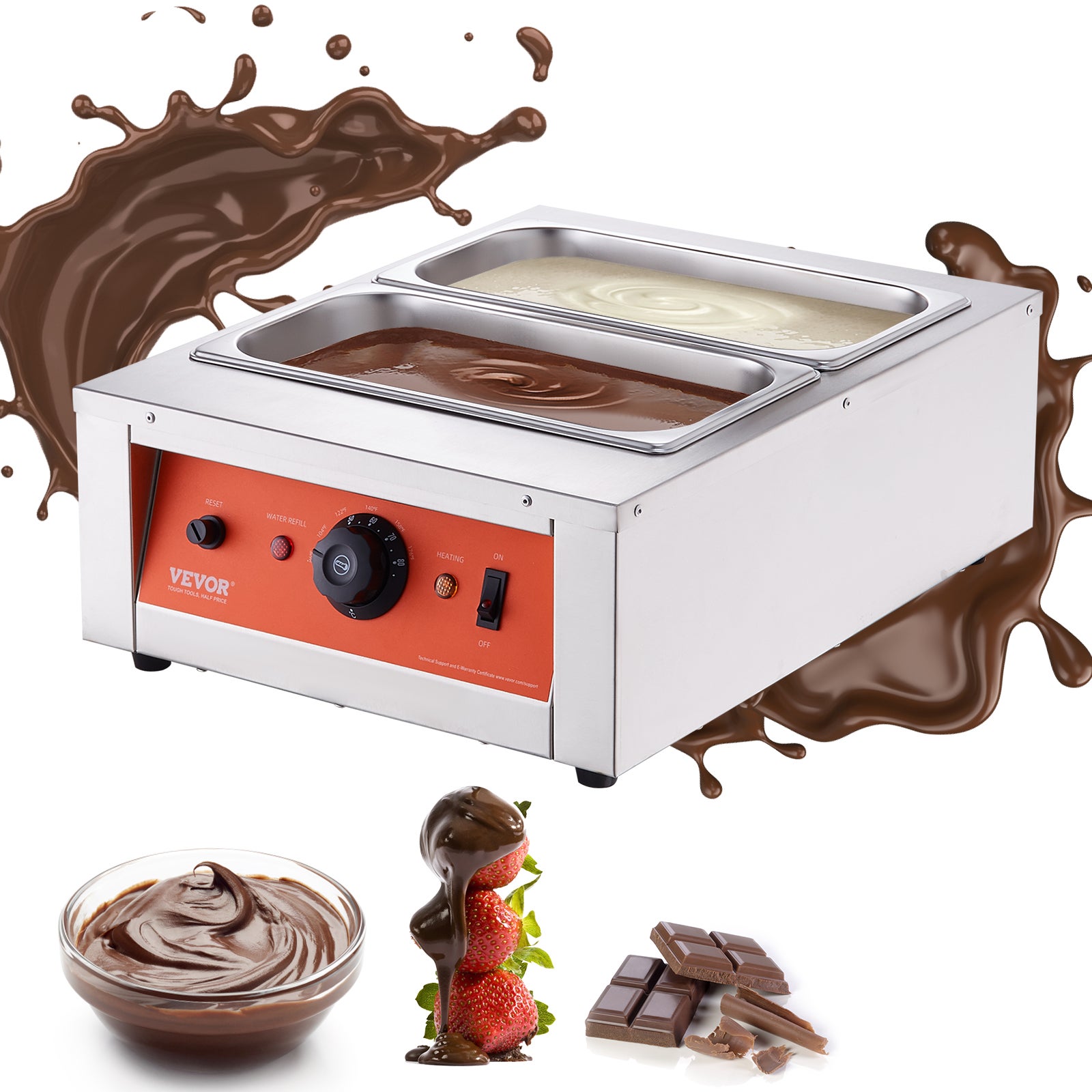 Tank fondoir à chocolat professionnel tout inox – Cuve 90 litres occasion -  VENDU